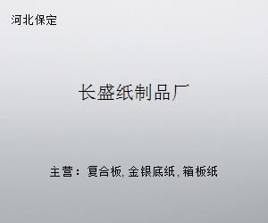 长盛纸制品厂